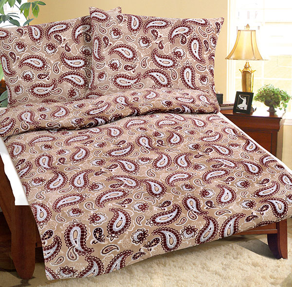 Povlečení MIKROFLANEL 95/226 140x220 cm, 70x90 cm kašmír